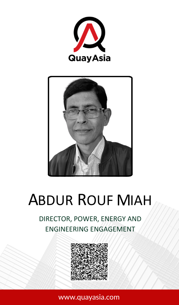 Abdur Rouf Miah digital business card with QR code
